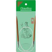 AIGUILLES CIRCULAIRES FIXES BAMBOU CHIAOGOO - 60 CM - N°3.5