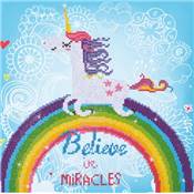 KIT BRODERIE DIAMANT - LICORNE MIRACULEUSE 