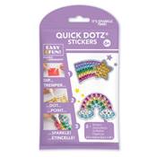 KIT BIG DOTZ 2 STICKERS ETOILE ARC-EN-CIEL - QUICK DOTZ BROD. DIAMANT