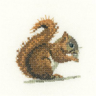 KIT POINT DE CROIX RED SQUIRREL (A)