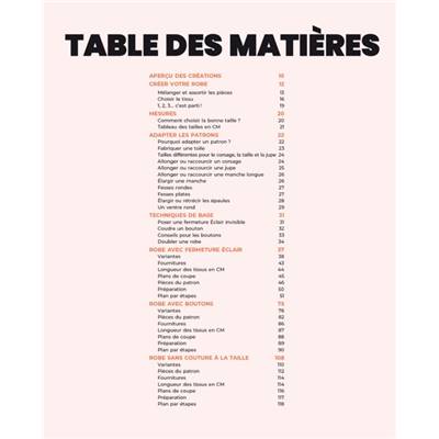 400 ROBES A PARTIR DE 18 PATRONS - DU 34 AU 62