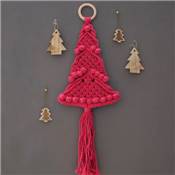 KIT MACRAMÉ HOOOKED - SAPIN DE NOEL - CORAIL