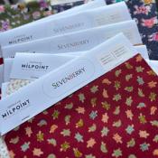 LIASSE ECHANTILLONNAGE 47 TISSUS JAPONAIS SEVENBERRY - 25X20 CM ENV.