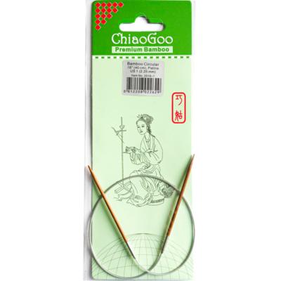 AIGUILLES CIRCULAIRES FIXES BAMBOU CHIAOGOO - 40 CM - N°3