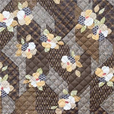 TISSU MATELASSE KURENAI 13100-3C - COTON-POLYESTER  - 110 CM 