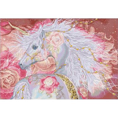 KIT BRODERIE DIAMANT - LICORNE FLORAL