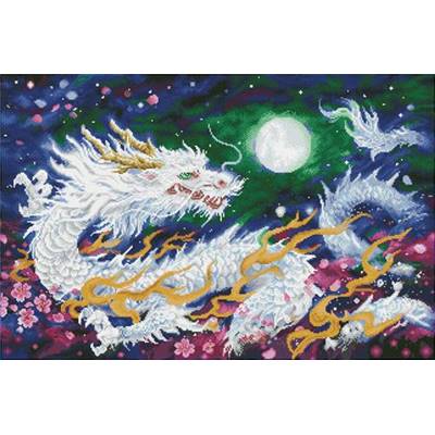 KIT BRODERIE DIAMANT - LA FLAMME DU DRAGON 