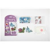 KIT BIG DOTZ 2 STICKERS NARVAL ESCARGOT - QUICK DOTZ BRODERIE DIAMANT