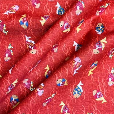 TISSU KURENAI 3378-4C - 100 % COTON - 110 CM 