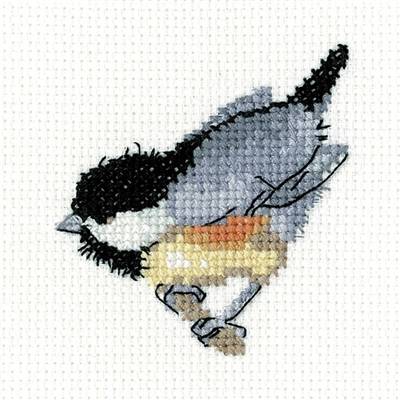 KIT POINT DE CROIX COAL TIT (A) 