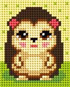 KIT DEMI-POINT ENFANT 17 X 20,5 CM - PETIT HERISSON