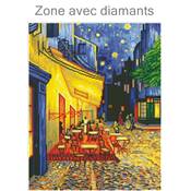 KIT BRODERIE DIAMANT - TERRASSE DU CAFE LE SOIR - VAN GOGH