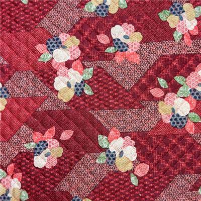 TISSU MATELASSE KURENAI 13100-3B - COTON-POLYESTER  - 110 CM 