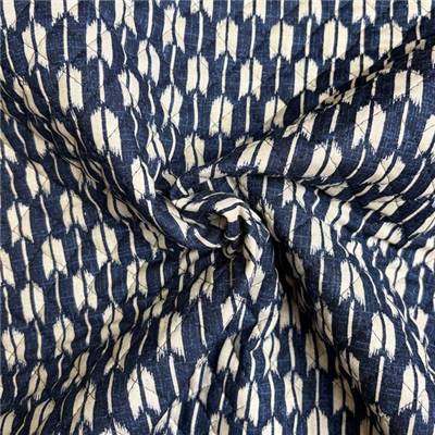 TISSU MATELASSE KURENAI 36560-3A - COTON-POLYESTER  - 110 CM 