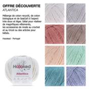 OFFRE DECOUVERTE FILS HOOOKED ATLANTICA - 8 COULEURS X 5 PELOTES