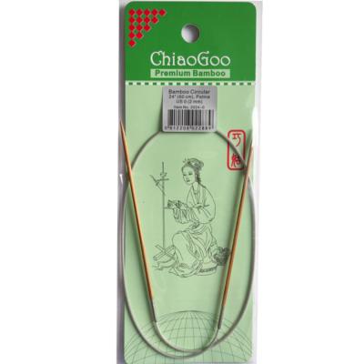 AIGUILLES CIRCULAIRES FIXES BAMBOU CHIAOGOO - 60 CM - N°2.75