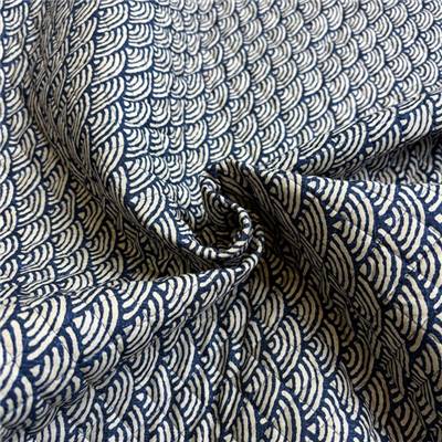 TISSU MATELASSE KURENAI 36560-2A - COTON-POLYESTER  - 110 CM 