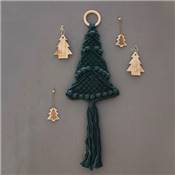 KIT MACRAMÉ HOOOKED - SAPIN DE NOEL - VERT