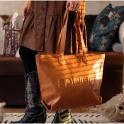 SHOPPER AVEC POCHETTE AMOVIBLE MUUD - LAURA SHOPPER - WHISKY