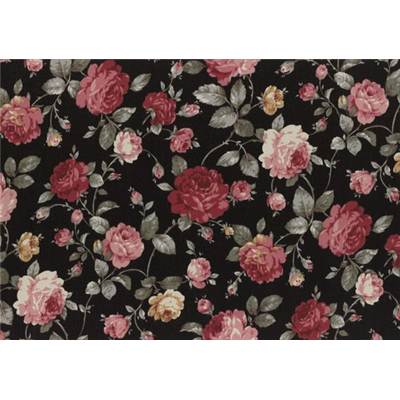 Tissu 100% coton Floral Coll. Antique Flowers 112 cm-p. de 5.50m env.