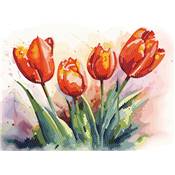 KIT BRODERIE DIAMANT - TULIPS