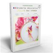 FRENCH'KITS - BRODERIE DCORATIVE - FLEURS DES CHAMPS