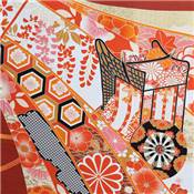 FUROSHIKI JAPONAIS NAKA FABRICS - NT-2C - 100% COTON - 110 x 110 CM