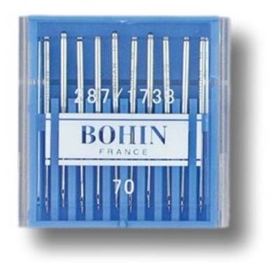 AIGUILLES MACHINE BOHIN TALON ROND - AM287 N°70 - ETUI DE 10
