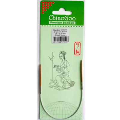 AIGUILLES CIRCULAIRES FIXES BAMBOU CHIAOGOO - 23 CM - N°2.75