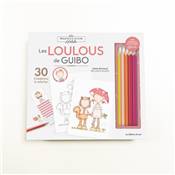 COFFRET LES LOULOUS DE GUBO - 30 CREATIONS A COLORIER