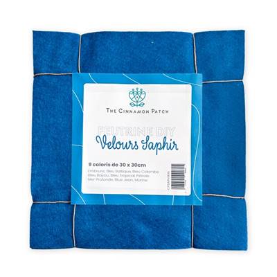PACK XL SAPHIR - 9 COLORIS DE FEUTRINE 30x30cm EN CAMAIEUX