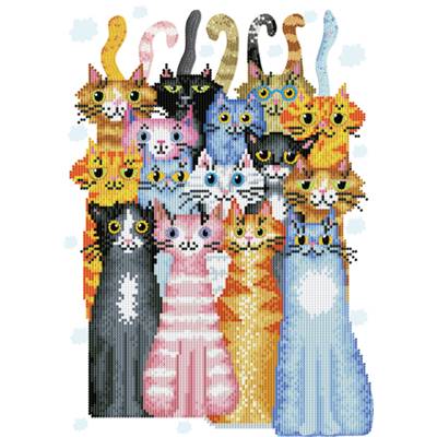 KIT BRODERIE DIAMANT - CATS MEOW