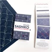 COFFRET MOTIFS SASHIKO 52 MODELES A BRODER