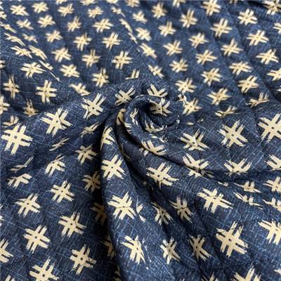 TISSU MATELASSE KURENAI 36560-4A - COTON-POLYESTER  - 110 CM 