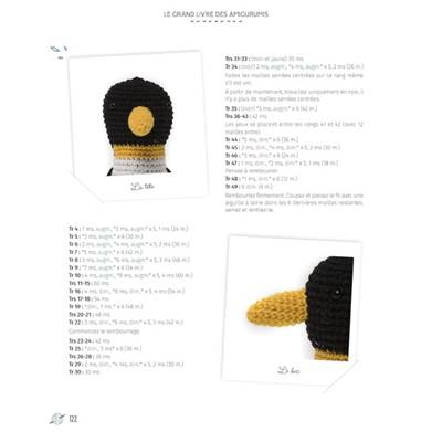LE GRAND LIVRE DES AMIGURUMIS A CROCHETER - 35 ANIMAUX A REALISER