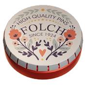EPINGLES COUTURE N6 - BOITE DE 25G - TISSU LEGER ET MOYEN - FOLCH