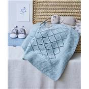 COUVERTURES AU TRICOT POUR BEBE