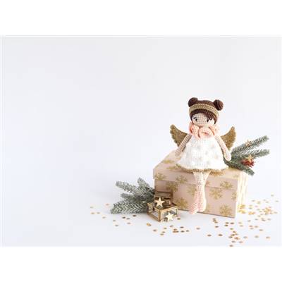 COFFRET L'ANGE DE NOEL D'ANNA B AU CROCHET