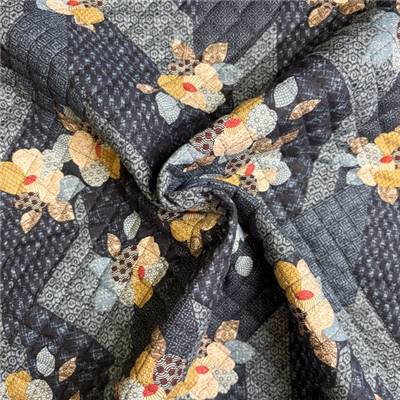 TISSU MATELASSE KURENAI 13100-3A - COTON-POLYESTER  - 110 CM 