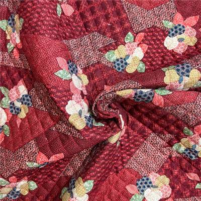 TISSU MATELASSE KURENAI 13100-3B - COTON-POLYESTER  - 110 CM 