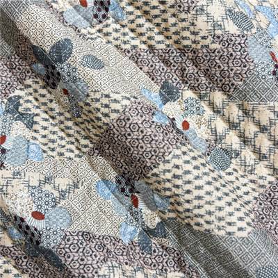 TISSU MATELASSE KURENAI 13100-3D - COTON-POLYESTER  - 110 CM 