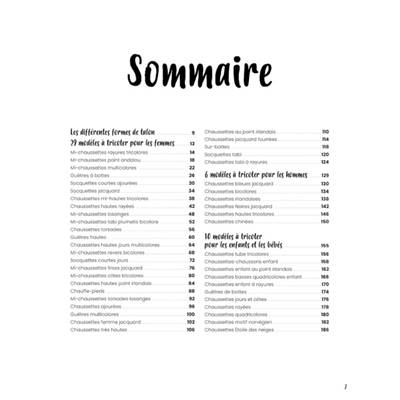 LE GRAND LIVRE DES CHAUSSETTES A TRICOTER - 45 MODELES A REALISER