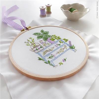 LET IT GROW - KIT BRODERIE 21X21CM - TAMBOUR NON INCLUS - TAMAR NY