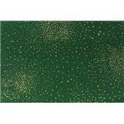 5 FEUILLES FEUTRINE PAILLETEE GLITZY 30X20 VERT 100% acrylique