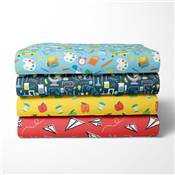 TISSU DASHWOOD STUDIO - HAPPY LEARNING 2588 - COTON - 110 CM