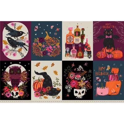 TISSU DASHWOOD STUDIO - THE WITCHING HOUR 2611 - COTON - 110 CM