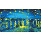 KIT BRODERIE DIAMANT - NUIT ETOILEE SUR LE RHONE - VAN GOGH