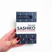 COFFRET MOTIFS SASHIKO 52 MODELES A BRODER