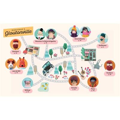 BIENVENUE A GLOUTONVILLE - 12 PERSONNAGES FANTAISIE A CROCHETER