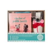 KIT MES ADORABLES ANIMAUX  A CROCHETER - CHATON ET PETITE SOURIS